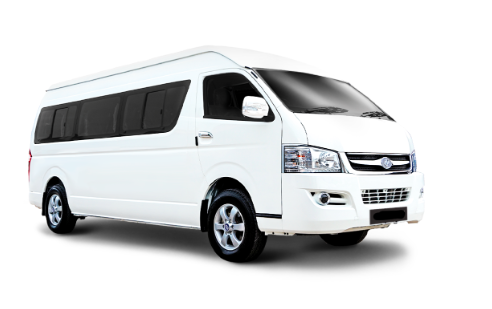10 seater van rental with driver